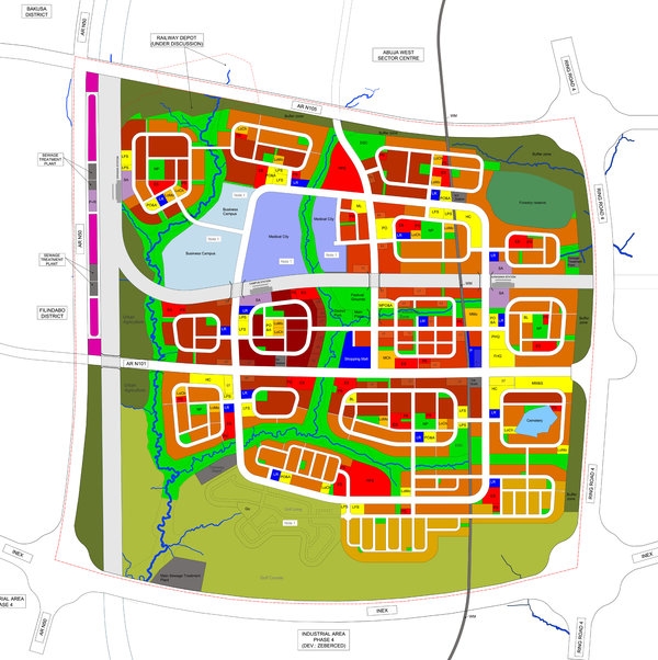 Master Plan Gwagwa District ‘Abuja Midtown’